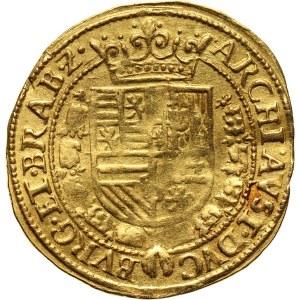 Belgium, Brabant, Alebrt and Isabella 1598-1621, 2 Ducats ND, Antwerp