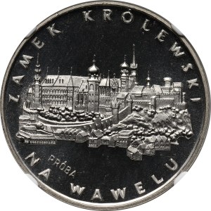PRL, 100 złotych 1977, Zamek na Wawelu, PRÓBA, nikiel