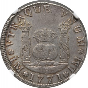 Peru, Karol III, 4 reale 1771 LM JM, Lima