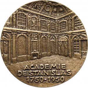 Medal z 1950 roku, 200. rocznica powstania Akademii Leszczyńskiego, autorstwa Muller'a, numerowany 37/73