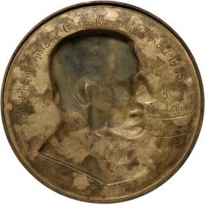 Czechoslovakia, bronze plaquette 1895, František Palacký 1798-1876