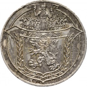 Czechoslovakia, silver medal 1928, Kremnitz