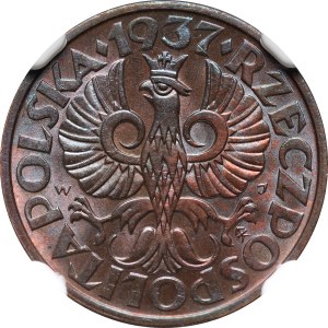 II RP, 2 grosze 1937, Warszawa