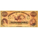 Stany Zjednoczone Ameryki, Citizens' Bank of Louisiana, 100 dolarów 18(60-70) Seria A