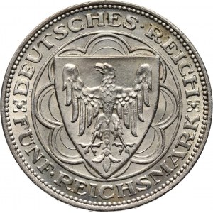 Germany, Weimar Republic, 5 Mark 1927 A, Berlin, Bremerhaven