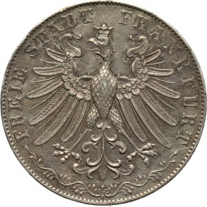 Niemcy, Frankfurt, 2 guldeny 1849, 100 rocznica urodzin Goethe'go