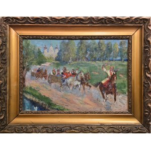 Jerzy KOSSAK (1886 Krakow - 1955 Krakow), The Wedding of Krakow