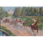 Jerzy KOSSAK (1886 Krakow - 1955 Krakow), The Wedding of Krakow