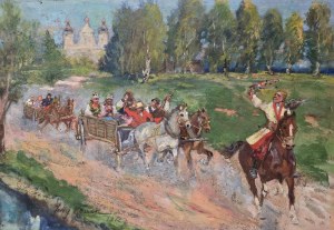 Jerzy KOSSAK (1886 Kraków - 1955 Kraków), Wesele Krakowskie