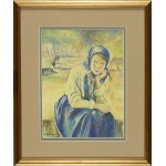 Alexander AUGUSTYNOWICZ (1865-1944), Village girl