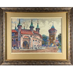 Henryk UZIEMBŁO (1879-1949), Barbakan in Krakau