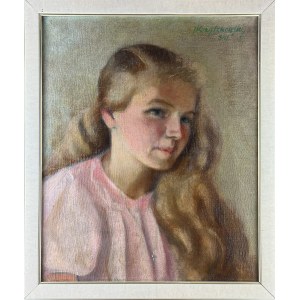 Jan KRZYSZKOWSKI (1893-1944), Portrait of a girl, 1941