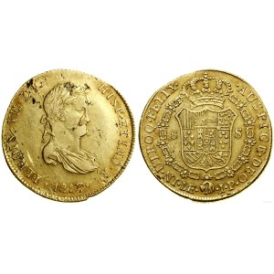 Peru, 8 escudos, 1813 JP, Lima