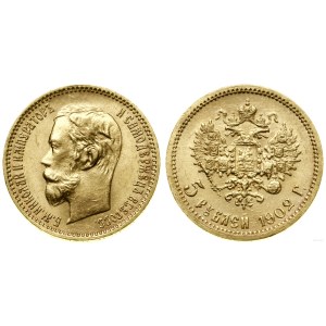 Russia, 5 rubles, 1902 AP, St. Petersburg