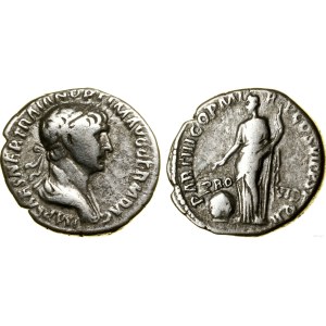 Roman Empire, denarius, (114-117), Rome