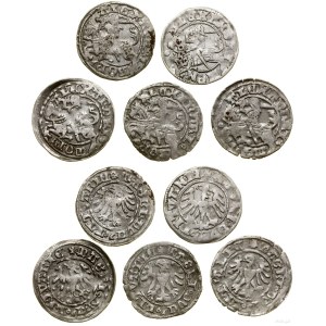 Poland, set of 5 x half-penny, Vilnius