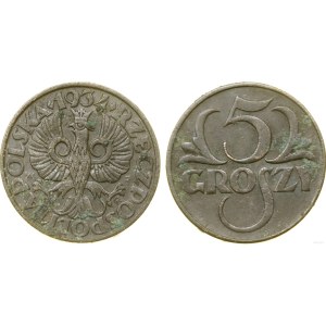 Poland, 5 groszy, 1934, Warsaw