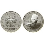 Poland, 5,000 zloty, 1989, Warsaw