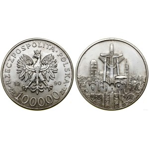 Poland, 100,000 zloty, 1990, USA