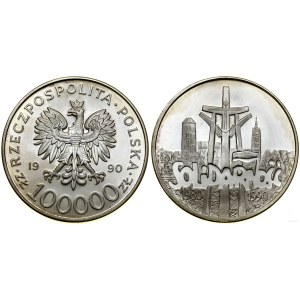 Polska, 100.000 złotych, 1990, USA