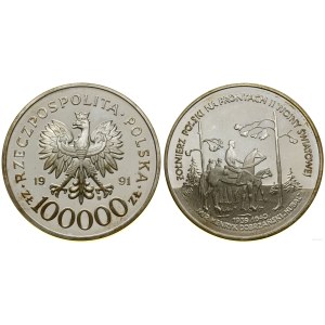 Poland, 100,000 zloty, 1991, Warsaw