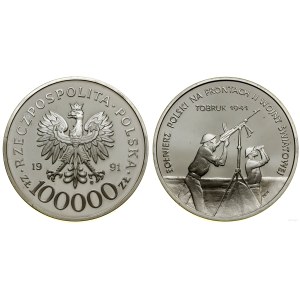 Polska, 100.000 złotych, 1991, Warszawa