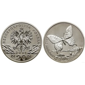 Poľsko, 20 zlotých, 2001, Varšava
