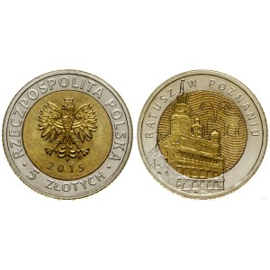 Poland, 5 gold in commemorative blister, 2015, Warsaw