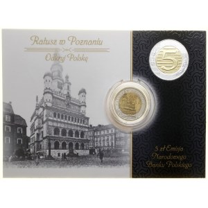 Poland, 5 gold in commemorative blister, 2015, Warsaw