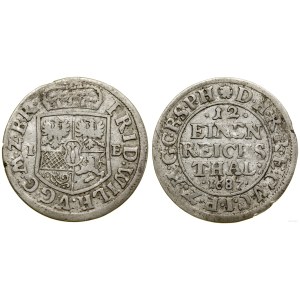 Germany, 1/12 thaler, 1687 IE, Magdeburg