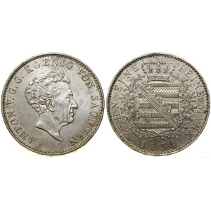 Germany, thaler, 1834 G, Dresden