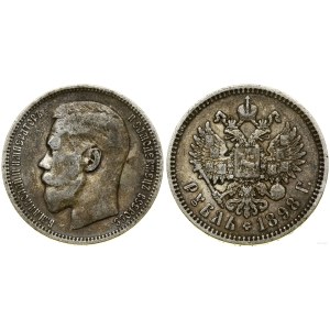 Rosja, rubel, 1898 (★), Paryż