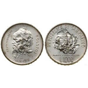 San Marino, 1,000 lira, 1978, Rome
