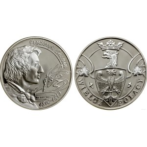 Poland, medal from the series Great Poles - Frederic Chopin, 2009