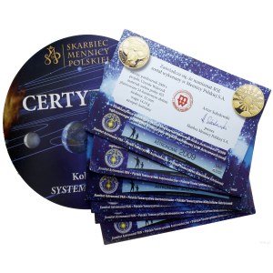 Poland, set of 9 medals from the Systema Solare series, 2009, Warsaw