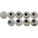 Poland, set of 9 medals from the Systema Solare series, 2009, Warsaw