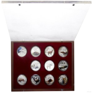 Poland, set of 11 medals from the series Animals in Poland, Warsaw