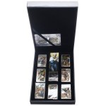 bars, set of 7 silver plated bars, 2024