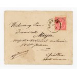 Letter from Sambor to Grodek near Lviv 1889 (286)