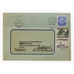 Letter from Chorzow to Budapest, 1938. mixed frankatura (896)