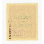 Cracow issue, 1919. uncancelled stamp for 1 kr. with first form overprint. Guarantee (122)