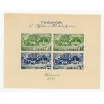 Block, 5th All-Polish Philatelic Exhibition in Warsaw, 1938. block un-cancelled. Guarantee (126)