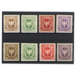 Stickers to Polish Legionaries, 1916. set of 8 pcs. (196)