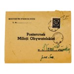 Official letter from Warsaw to the Civic Militia Post, 1949 (303)