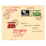 First flight Warsaw - Helsinki, letter sent 29.V.37 (311)