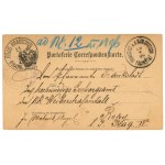 Postcard sent from Frankstadt to Prague 10.02.1896 (323)