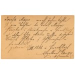 Postcard sent from Frankstadt to Prague 10.02.1896 (323)