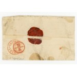 Letter from Suwalki to Warsaw circa 1870, paid for with Russian stamps at 5 kop. each (205)