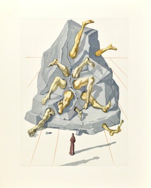 Salvador DALI (1904-1989), La Divine Comédie - L'Enfer (Piekło) - Chant XXVI, 1963