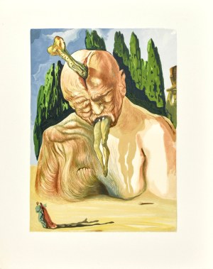 Salvador DALI (1904-1989), La Divine Comédie - L'Enfer (Piekło) - Chant XXVII, 1963